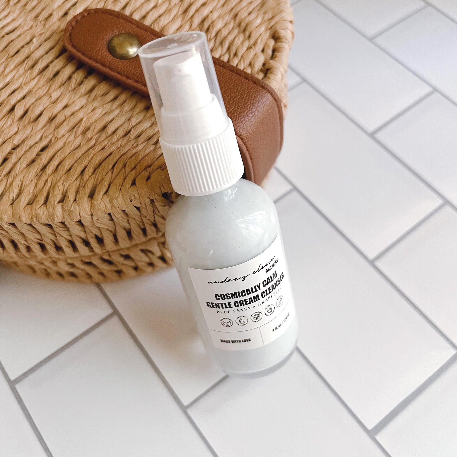 Calming Blue Tansy and Grapeseed Gentle Cream Cleanser