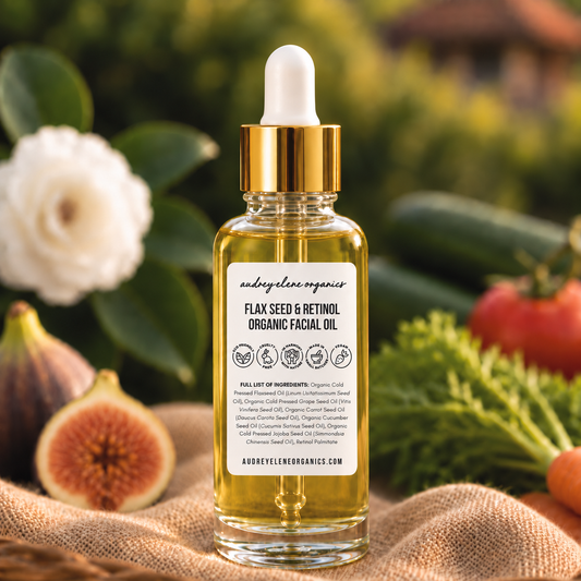 Flaxseed and Retinol Organic Facial Oil